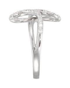 Diamond Ring 14K White Gold 1/4 Ct Tw Diamond Ring