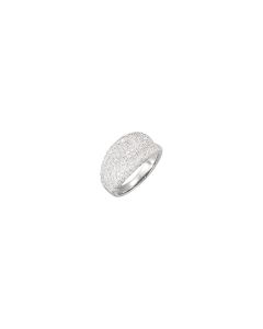 14kt White 1 1/5 CTW Diamond Pav̩ Ring