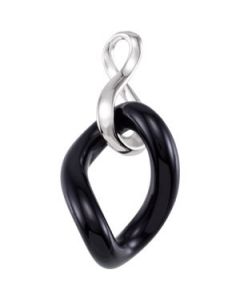 Genuine Onyx Pendant Sterling Silver  32.00X24.00X05.50 Mm Genuine Onyx Pendant