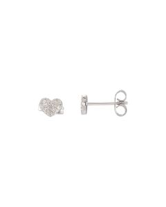 Diamond Heart Earrings