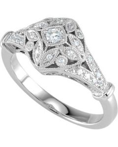 Cubic Zirconia Ring Sterling Silver  Size 08.00 Cubic Zirconia Ring