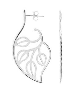 Precious Metal Fashion Earrings W/Backs N\A  Pair 46.00X23.00 Mm Precious Metal Fashion Earrings W/Backs