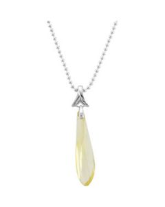 Gen Lime Quartz Pendant Sterling Silver  38.00X10.00 Mm Gen Lime Quartz Pendant