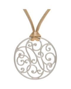 Diamond Necklace Sterling Silver  1/10 Ct Tw Diamond Necklace 18 Coffee Cord