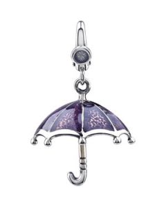 Umbrella Charm Sterling Silver  22.00X19.00 Mm Umbrella Charm