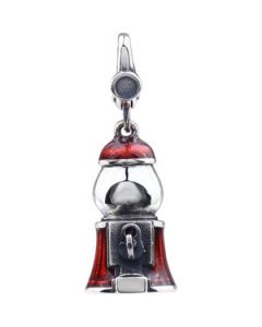 Gum Ball Charm Sterling Silver  22.00X11.00 Mm Gum Ball Charm