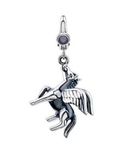 Unicorn Charm Sterling Silver  18.00X17.00 Mm Unicorn Charm