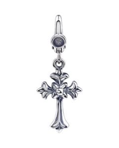 Cross Charm Sterling Silver  21.00X13.00 Mm Cross Charm