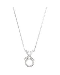 Diamond Necklace Sterling Silver  1/10 Ct Tw Diamond Necklace