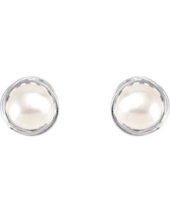 Freshwater Cultured Pearl Earrings N\A  Pair/12.00-13.00 Mm Freshwater Cultured Pearl Earrings