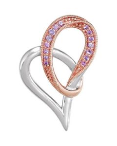 Pink Sapphire Heart Pend N\A  Pendant