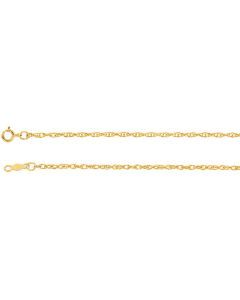 14kt Yellow 1.5mm Lasered Titan Gold™ Rope 7