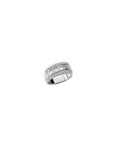 14kt White 1 CTW Diamond Anniversary Band