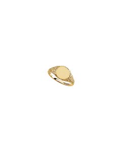 14kt Yellow Signet Ring