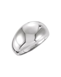 Sterling Silver 12mm Metal Fashion Ring
