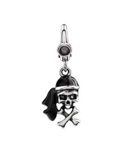 Enamel Pirate Skull Charm
