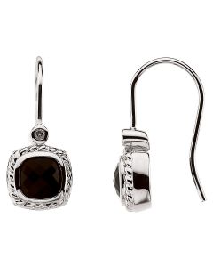 Onyx & Diamond Earrings