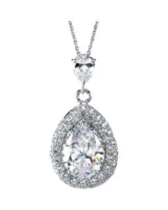 Sterling Silver Cubic Zirconia Necklace