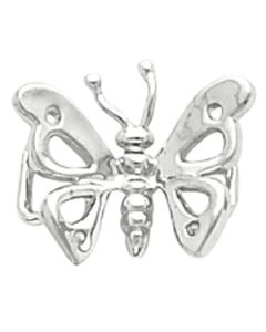 Butterfly Pendant 14K Yellow Gold 12.00X15.00 Mm