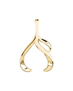 Metal Fashion Pendant 14K White Gold Pendant