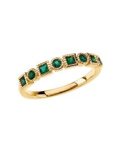 Emerald Anniversary Band