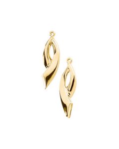 Earring Jacket 14K Yellow Gold Right