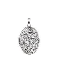 Sterling Silver Oval Locket