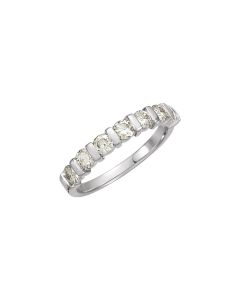 65722 Created Moissanite Anniversary Band