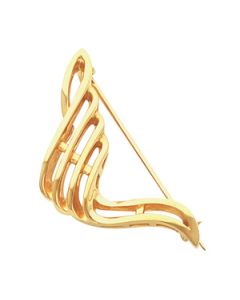 Brooch 14K Yellow Gold 20.00X39.50 Mm