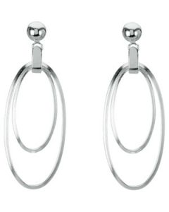 Dangle Earrings W/5 Mm Half Ball Sterling Silver  Pair Dangle Earrings W/5 Mm Half Ball