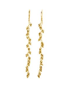 Gold Fashion Dangle Earrings 14K Yellow Gold 