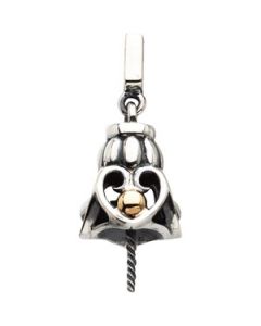 Pendant For Pearl Sterling Silver & 14K Yellow Gold 