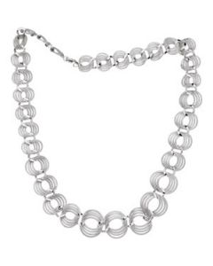 Sterling Silver Fashion Necklace Sterling Silver  18.00 Inch Sterling Silver Fashion Necklace