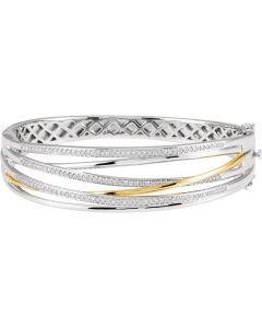 14kt White & Yellow 1 CTW Diamond 8