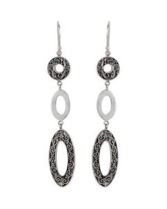 Dangle Earrings Sterling Silver  Pair Dangle Earrings