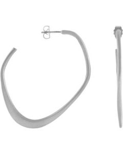 Fashion Hoop Earrings N\A  Pair 46.5X37.25 Mm