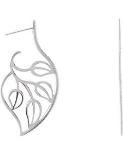 Precious Metal Fashion Earring Sterling Silver  