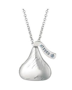 Hershey'S Kiss Locket Necklace Sterling Silver  22.75X21.00 Mm Hershey'S Kiss Locket Necklace