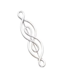Brooch 14K White Gold 54.00X13.00 Mm