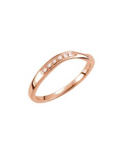 Stackable Diamond Wave Ring