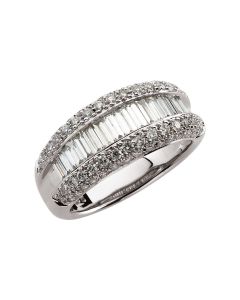14kt White 1 1/2 CTW Diamond Ring