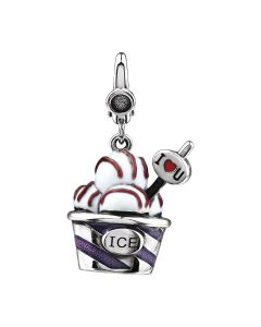 Enamel Ice Cream Cup Charm
