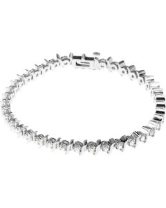 14kt White 1 1/2 CTW Diamond Line 7.25