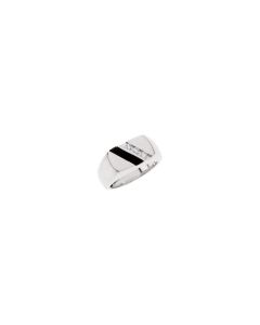 Genuine Onyx & Diamond Ring