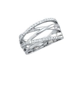14kt White 1/3 CTW Diamond Fashion Ring