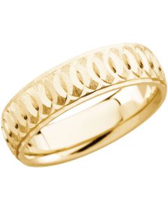 14kt Yellow 6mm Comfort-Fit Band Size 11