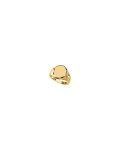 14kt Yellow Men's Signet Ring