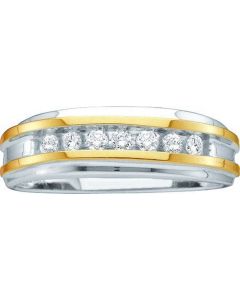 Mens Wedding Band ring 0.25ctw diamond cluster mens band real Diamond White-gold 10K Size 7 to 13 (10)