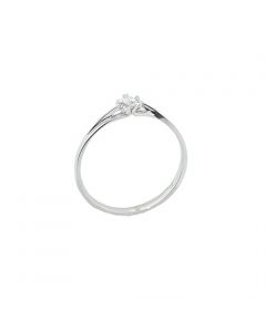 Engagement Ring 0.05ctw 18K White Gold