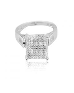 1/4cttw Diamond Engagement Cocktail Ring 8mm Wide